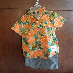 Boys Hawaiian 2 piece set